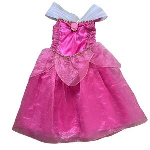 Princess Aurora Pink and White Dress
